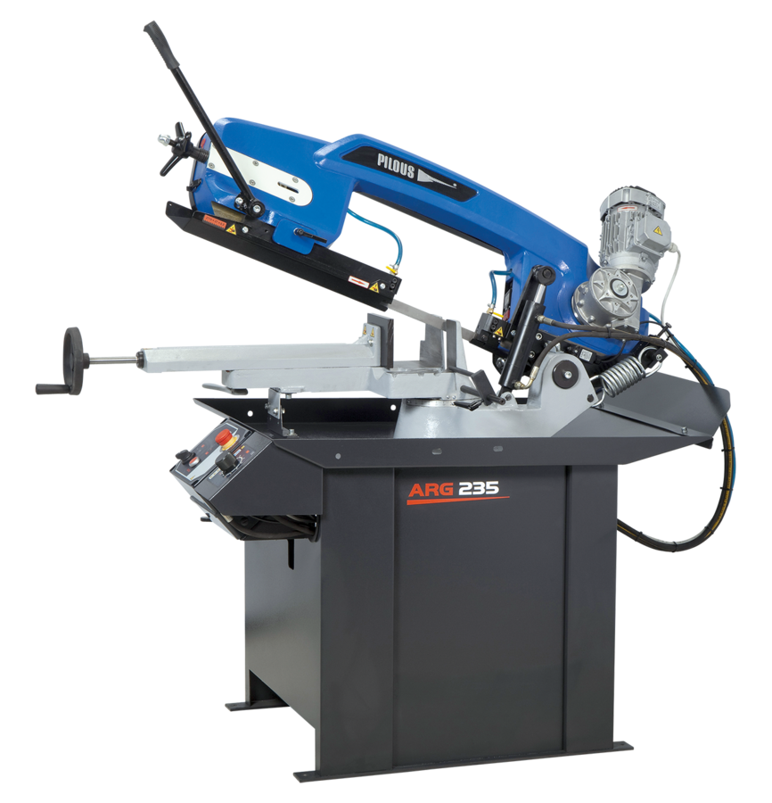 Pilous ARG 235 zwaartekracht-bandzaagmachine
