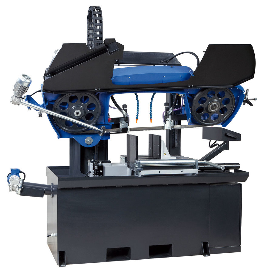 Pilous ARG 330 DC S.A.F. dubbelkoloms semi-automatische bandzaagmachine