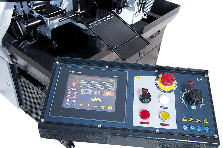 Pilous ARG 330 DC CF-NC Automat dubbelkoloms CNC automatische bandzaagmachine